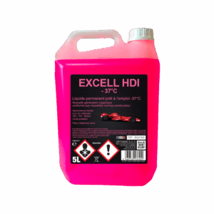 Liquide de refroidissement -37°C Excell HDI 5L | Haute performance diesel - PRIX : TTC